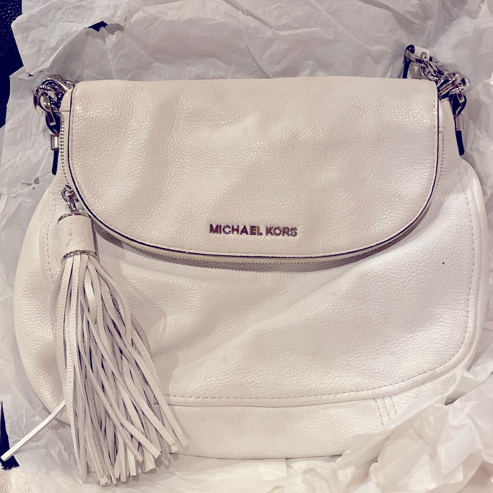Michael Kors white bag